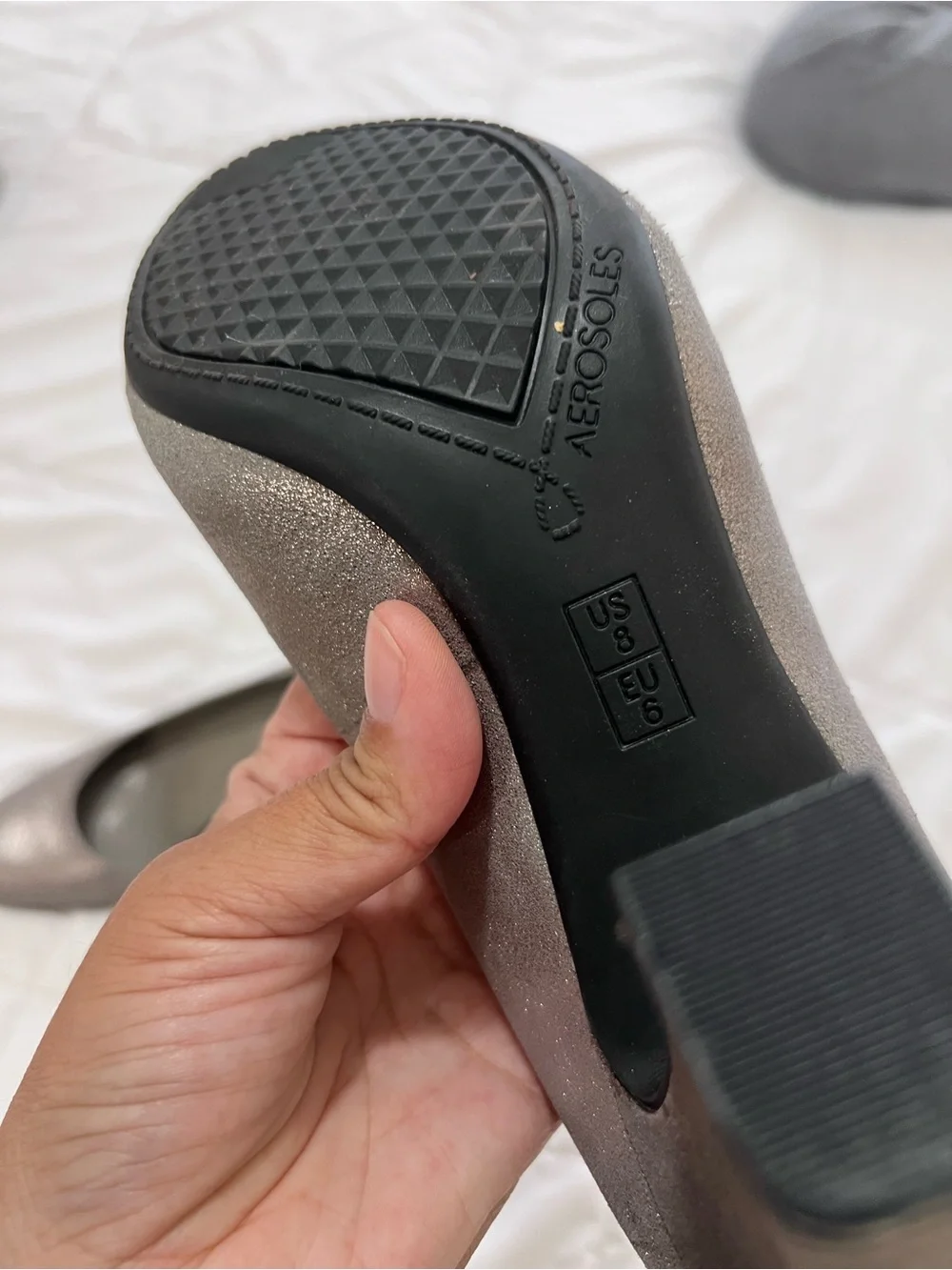 AEROSOLES elegant pewter